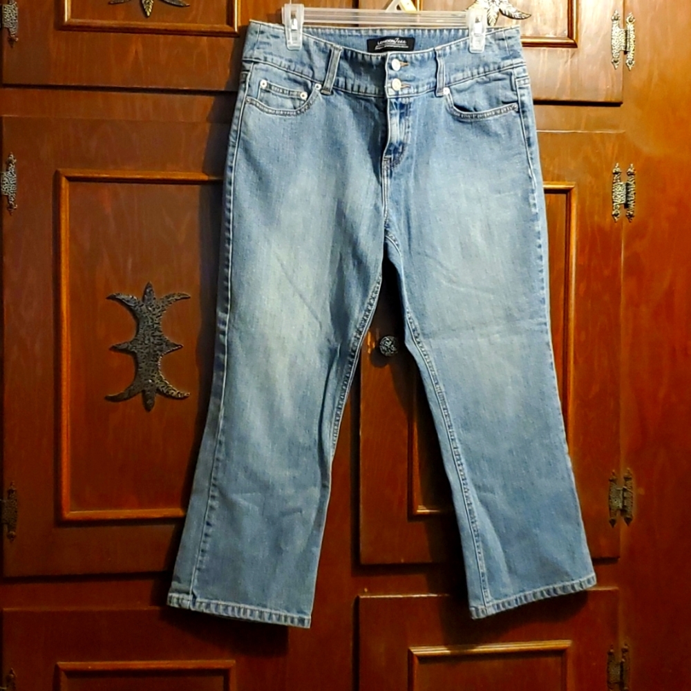 BNWOT Victorias Secret London Jean crop/Capri jeans med wash